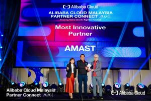 AMAST Recognized as “Most Innovative Partner” by Alibaba Cloud Malaysia