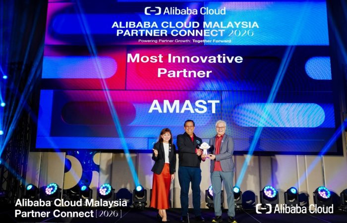 AMAST Recognized as “Most Innovative Partner” by Alibaba Cloud Malaysia
